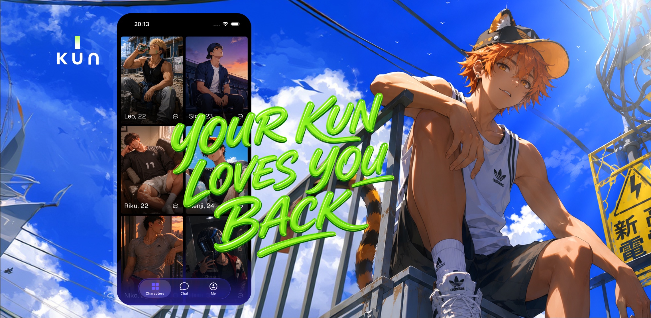 KUN anime companion app cover