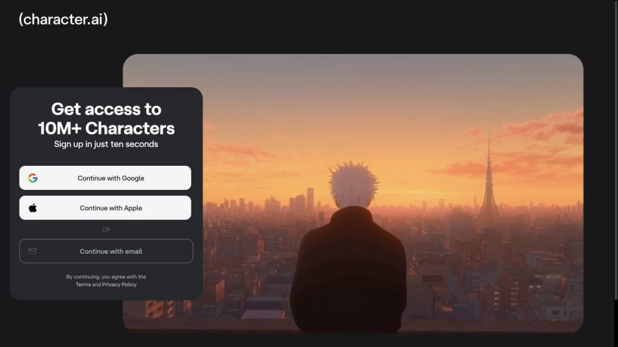 Character.AI website